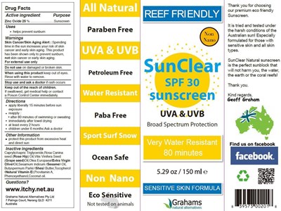 Image Description (Sunclear Label)